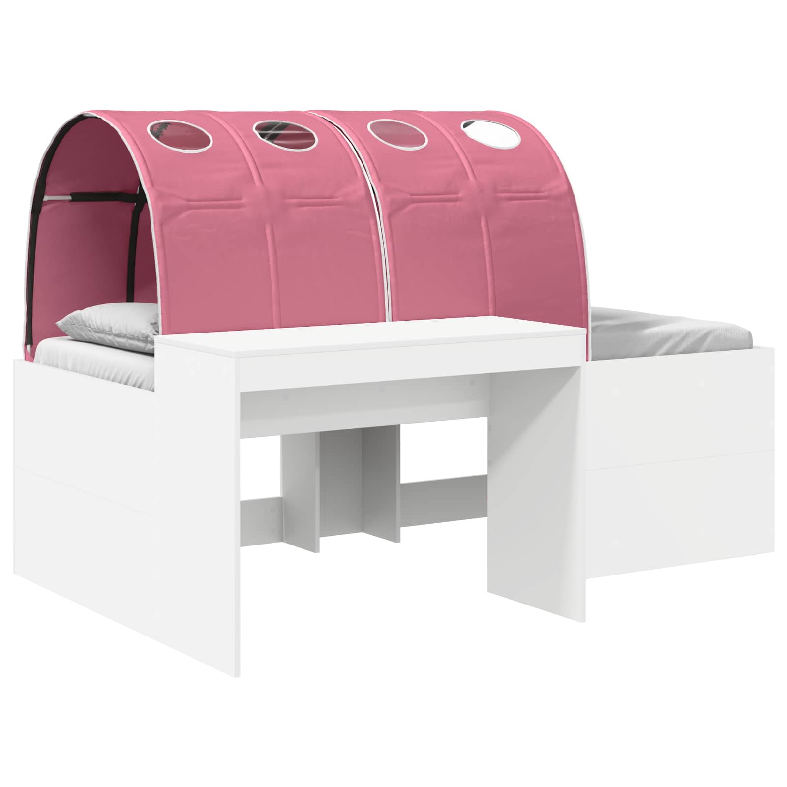 Krevet s tunelom 4 pcs Artisian hrast i ružičasta