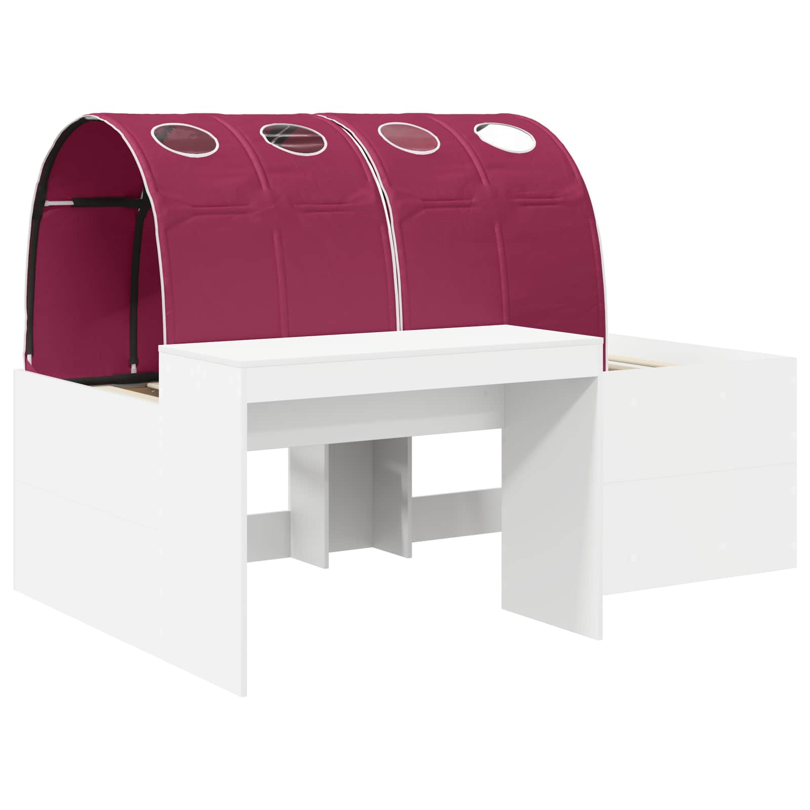 Krevet s tunelom 4 pcs Artisian hrast i crvena