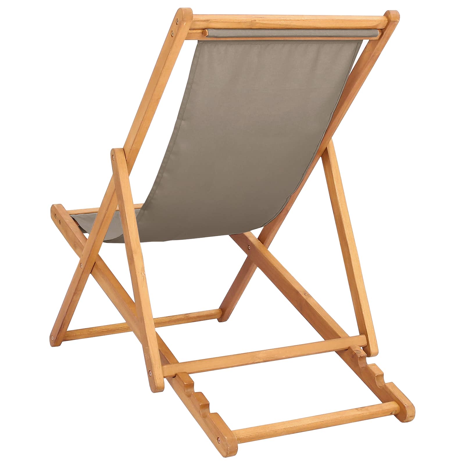 ležaljka Sivosmeđa Čvrsto teak drvo