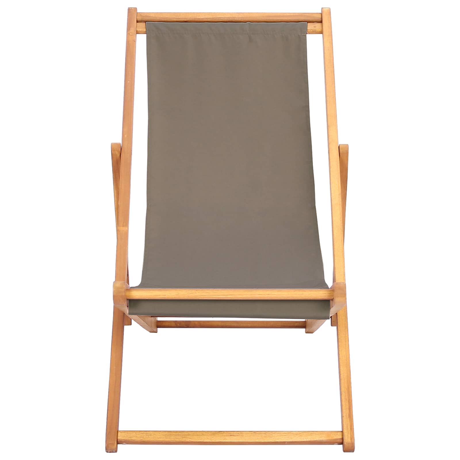 ležaljka Sivosmeđa Čvrsto teak drvo