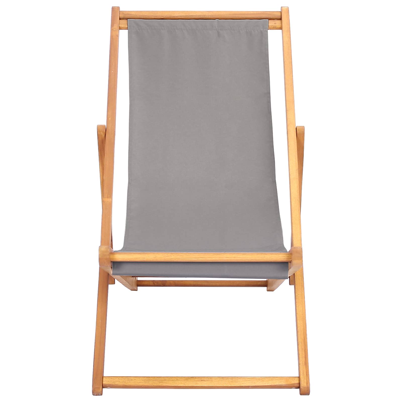 ležaljka Svjetlosiva Čvrsto teak drvo