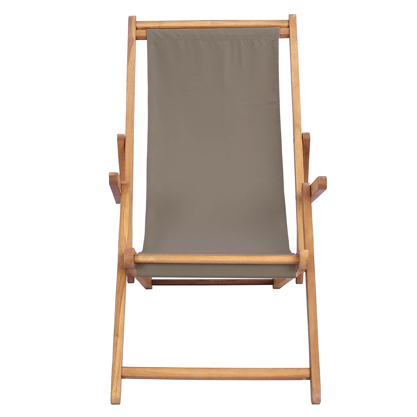 ležaljka Sivosmeđa Čvrsto teak drvo