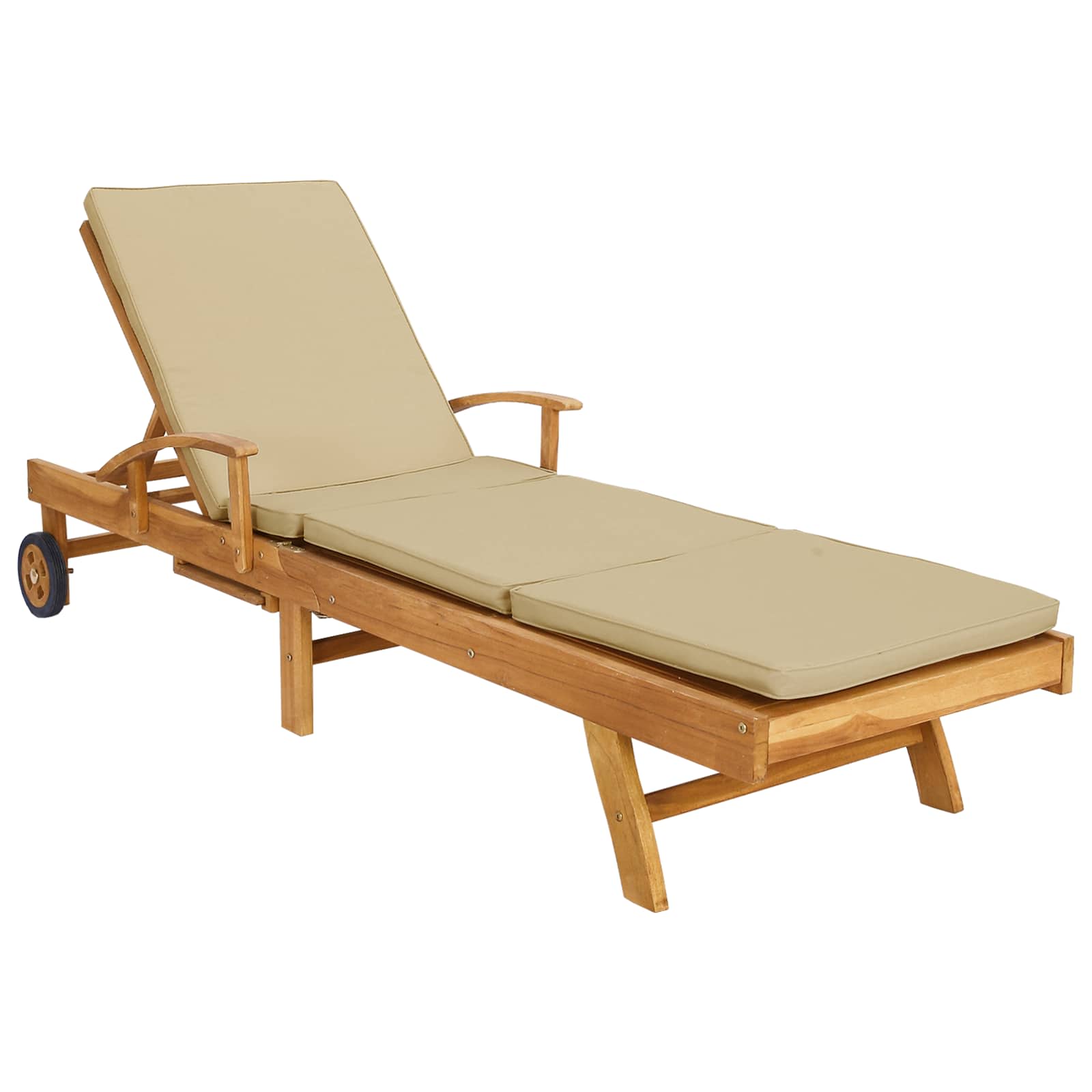 Ležaljka 100% poliester čvrsti teak