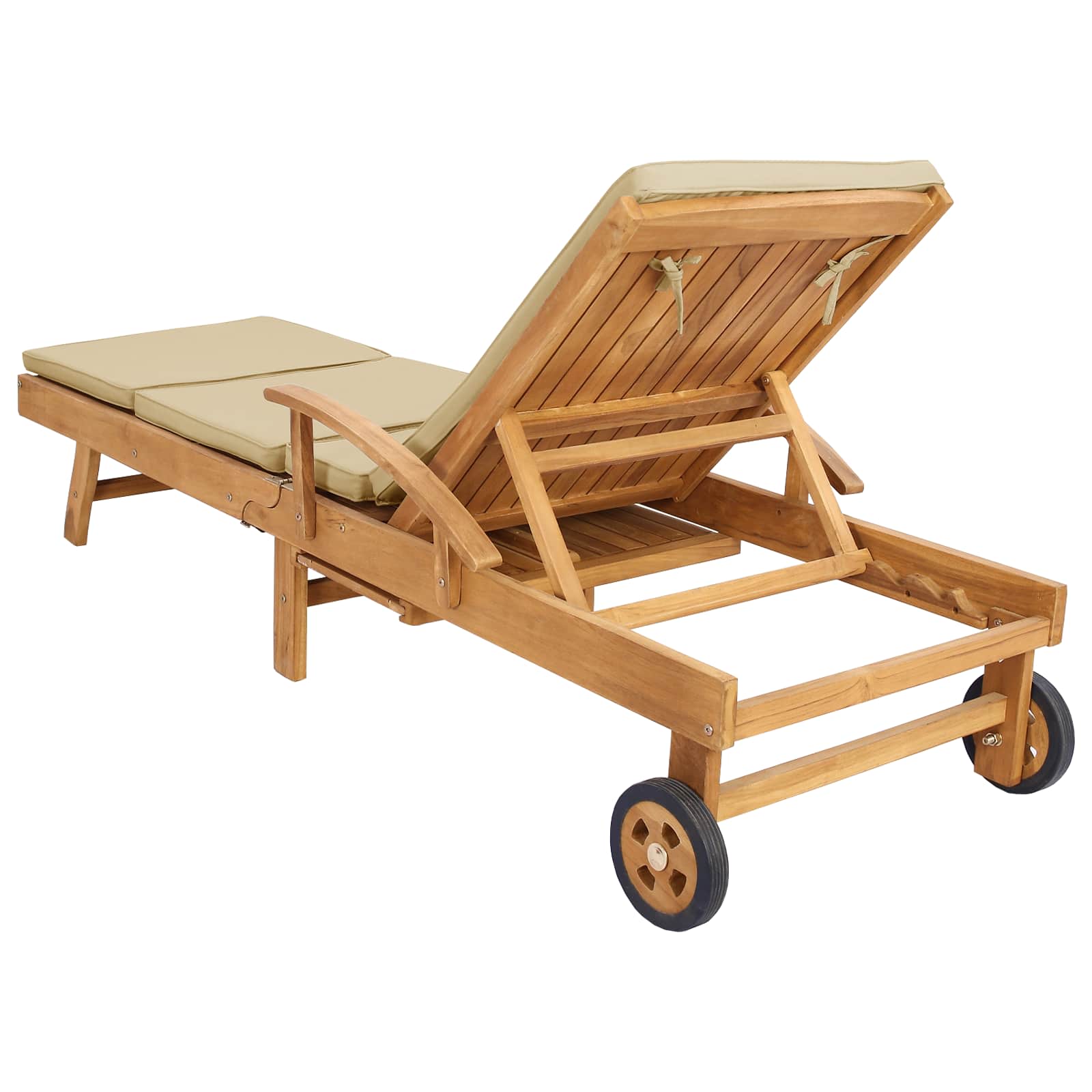 Ležaljka 100% poliester čvrsti teak