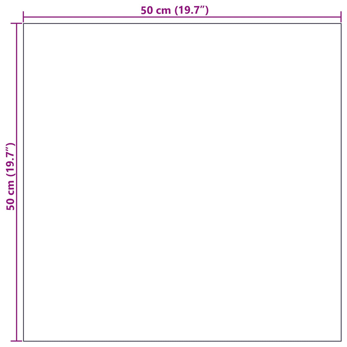 Tepih pločica Srednja siva s prugama 50 x 50 cm 4 pcs