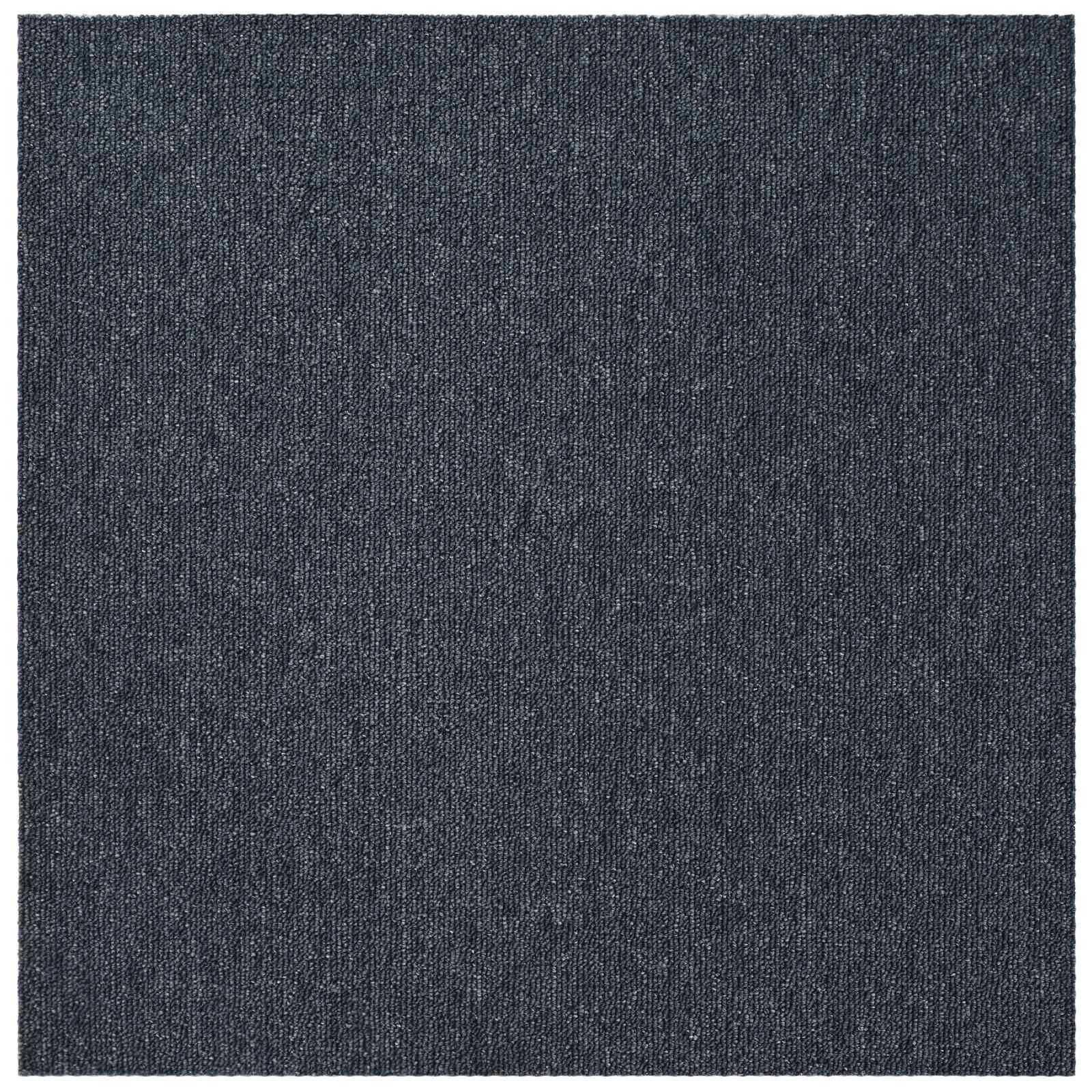 Tepih pločica Plavo Sivo 50 x 50 cm 36 pcs PP i bitumen