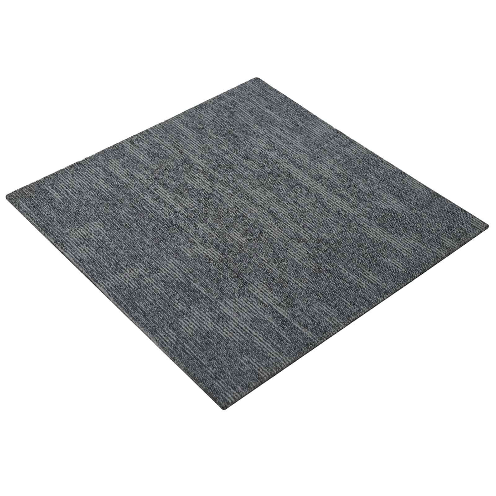 Tepih pločica Sivo Nebo 50 x 50 cm 4 pcs PP i bitumen