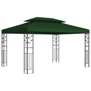Gazebo 3,97 x 2,96 x 2,68 m Zelena Poliester i čelik