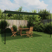 Gazebo 4 x 3,98 x 2,67 m Zelena Poliester i čelik