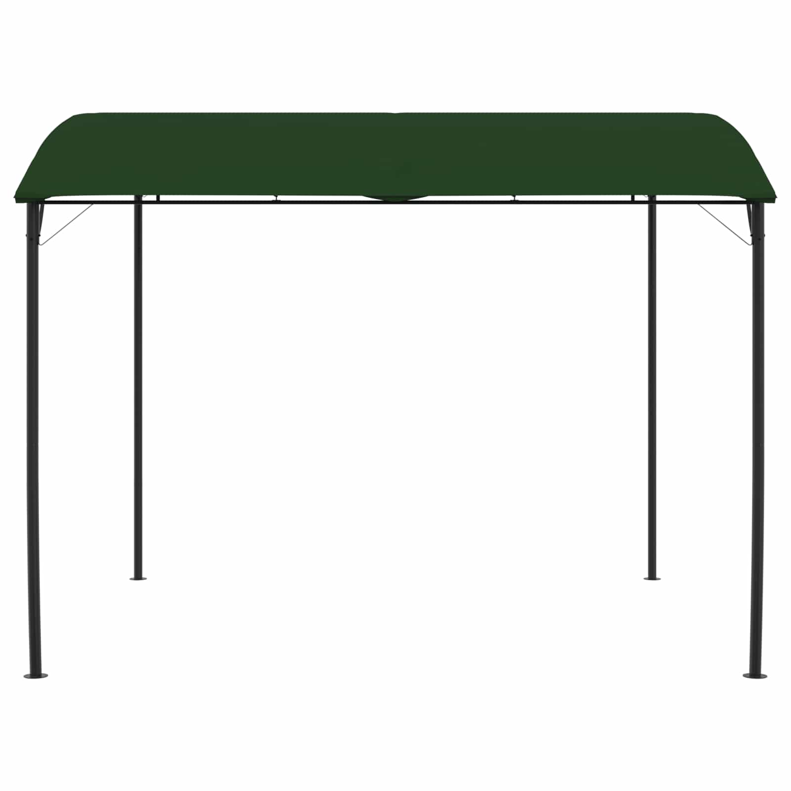 Gazebo 3 x 3 x 2,55 m Zelena Tkanina i Aluminij 180