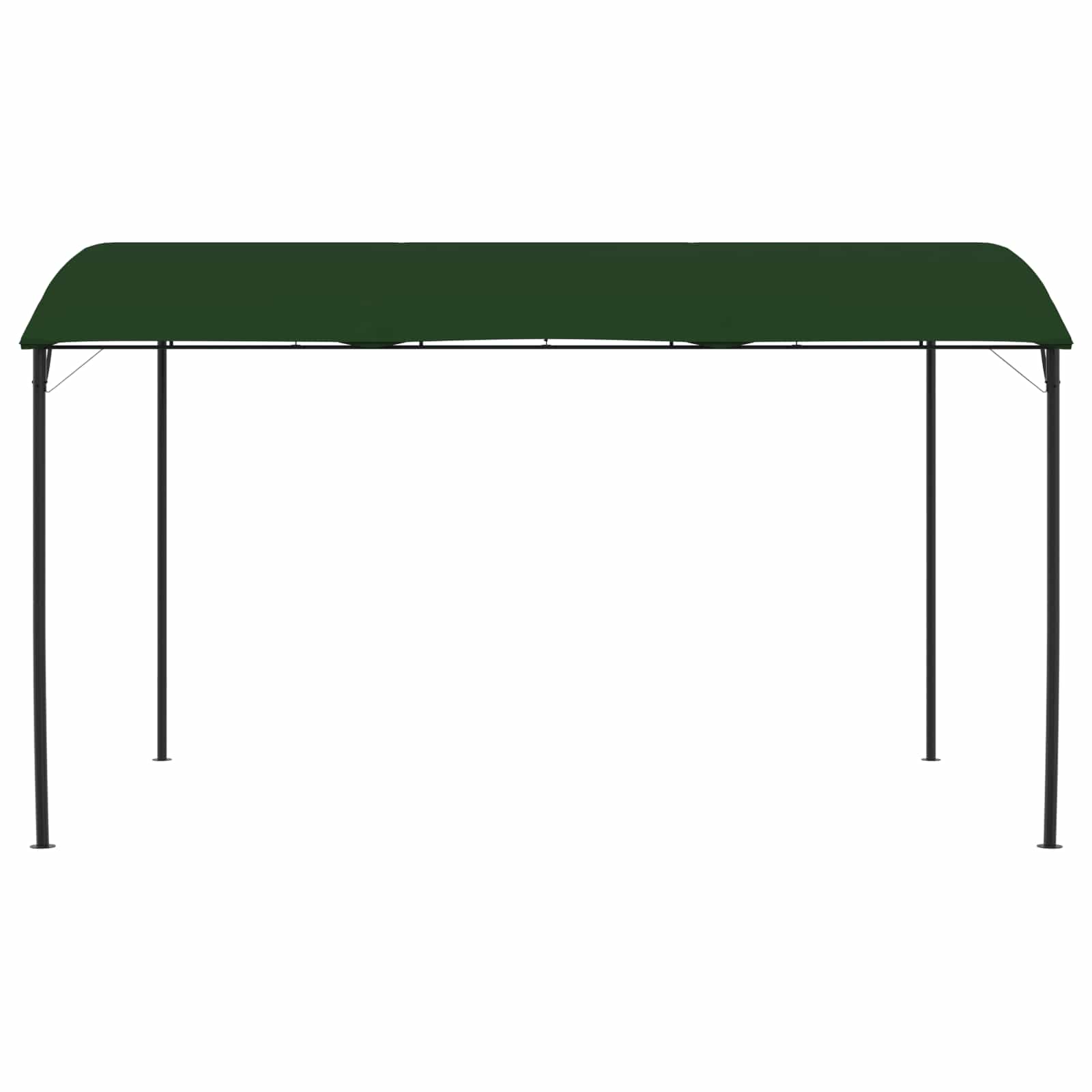 Gazebo 4 x 3 x 2,55 m Zelena Tkanina i Aluminij 180