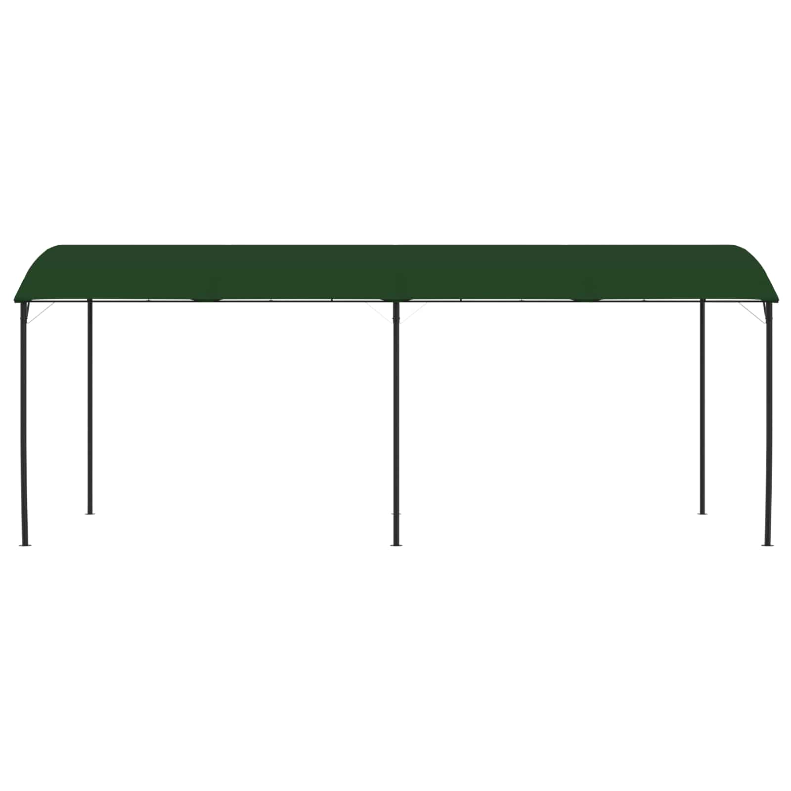 Gazebo 6 x 3 x 2,55 m Zelena Tkanina i Aluminij 180