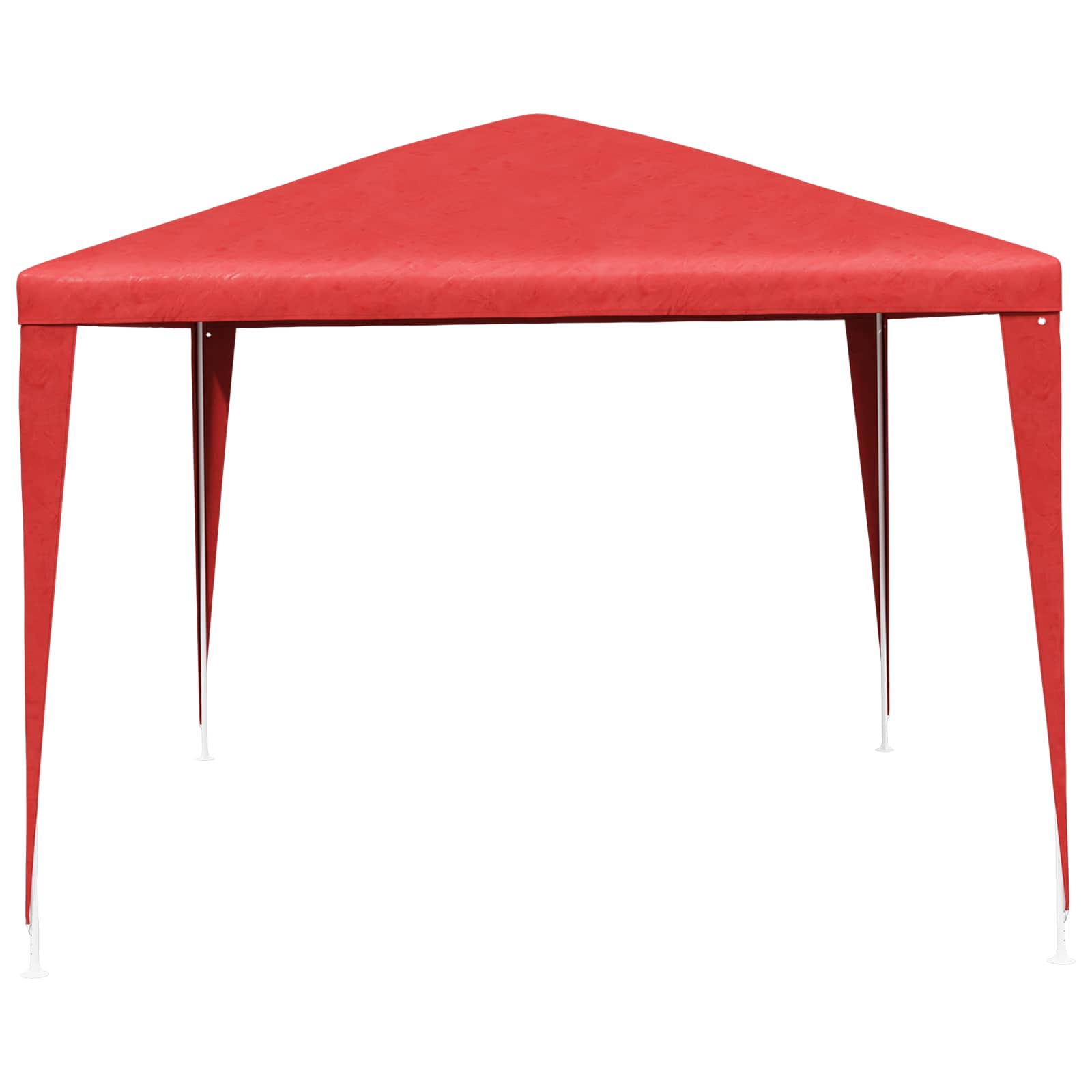 Šator za zabave 400 x 300 x 255 cm Crvena PE i čelik