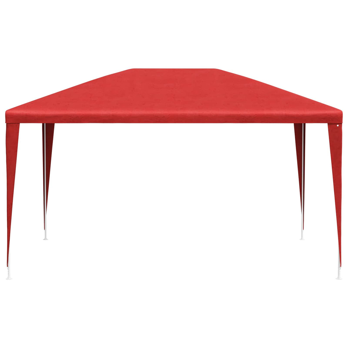 Šator za zabave 400 x 300 x 255 cm Crvena PE i čelik