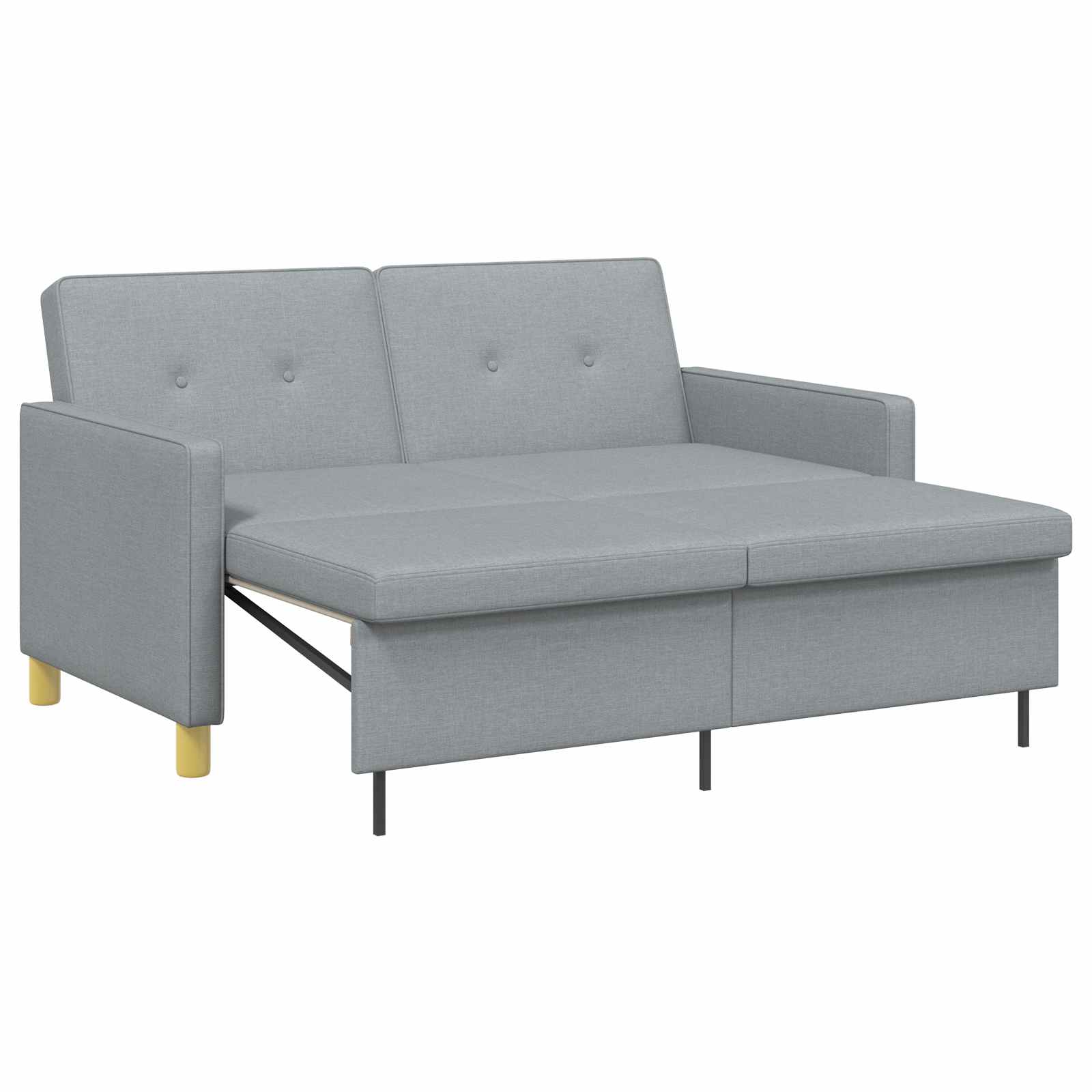 Krevet-sofa na razvlačenje Svijetlo zelena Tkanina