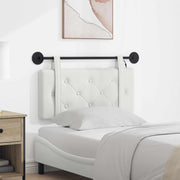 Viseće uzglavlje kreveta S LED svjetlom Bijela Umjetna koža