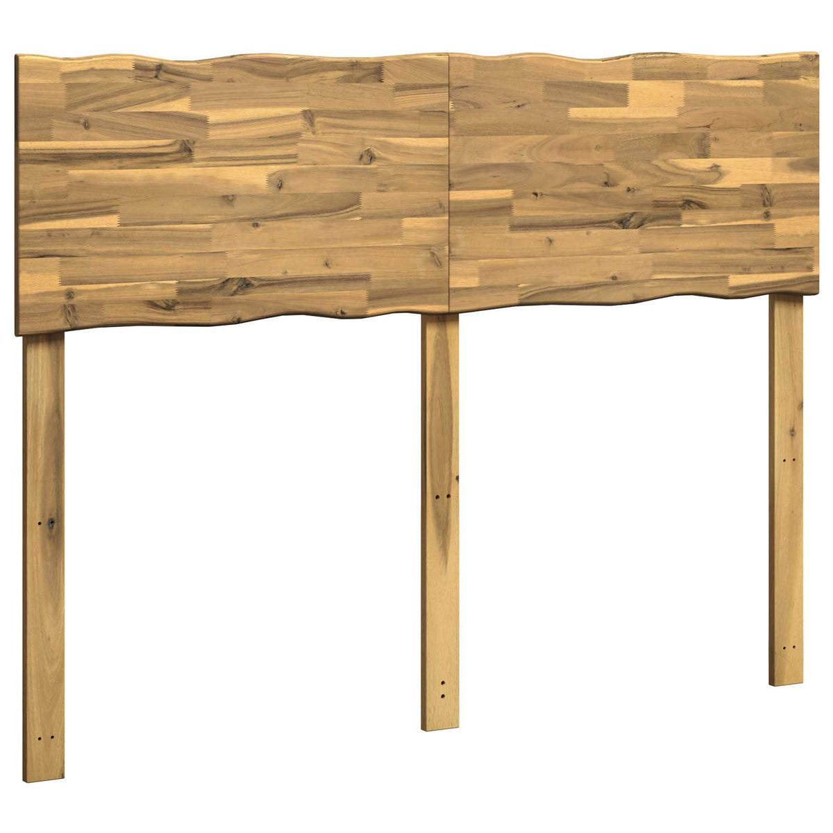 Uzglavlje s prirodnim rubom ROSTOCK Bijela 120 cm