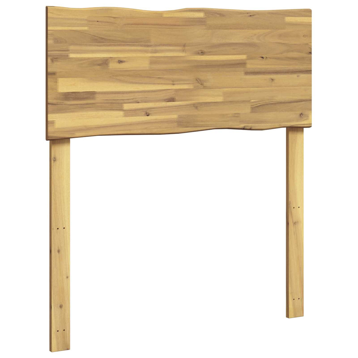 Uzglavlje s prirodnim rubom ROSTOCK Bijela 100 cm