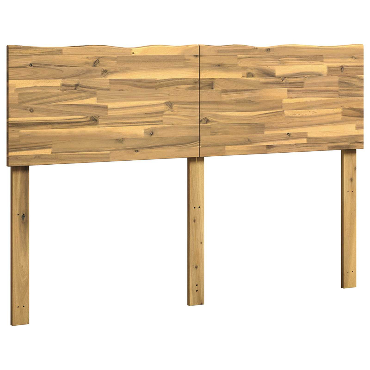 Uzglavlje s prirodnim rubom ROSTOCK Bijela 160 cm