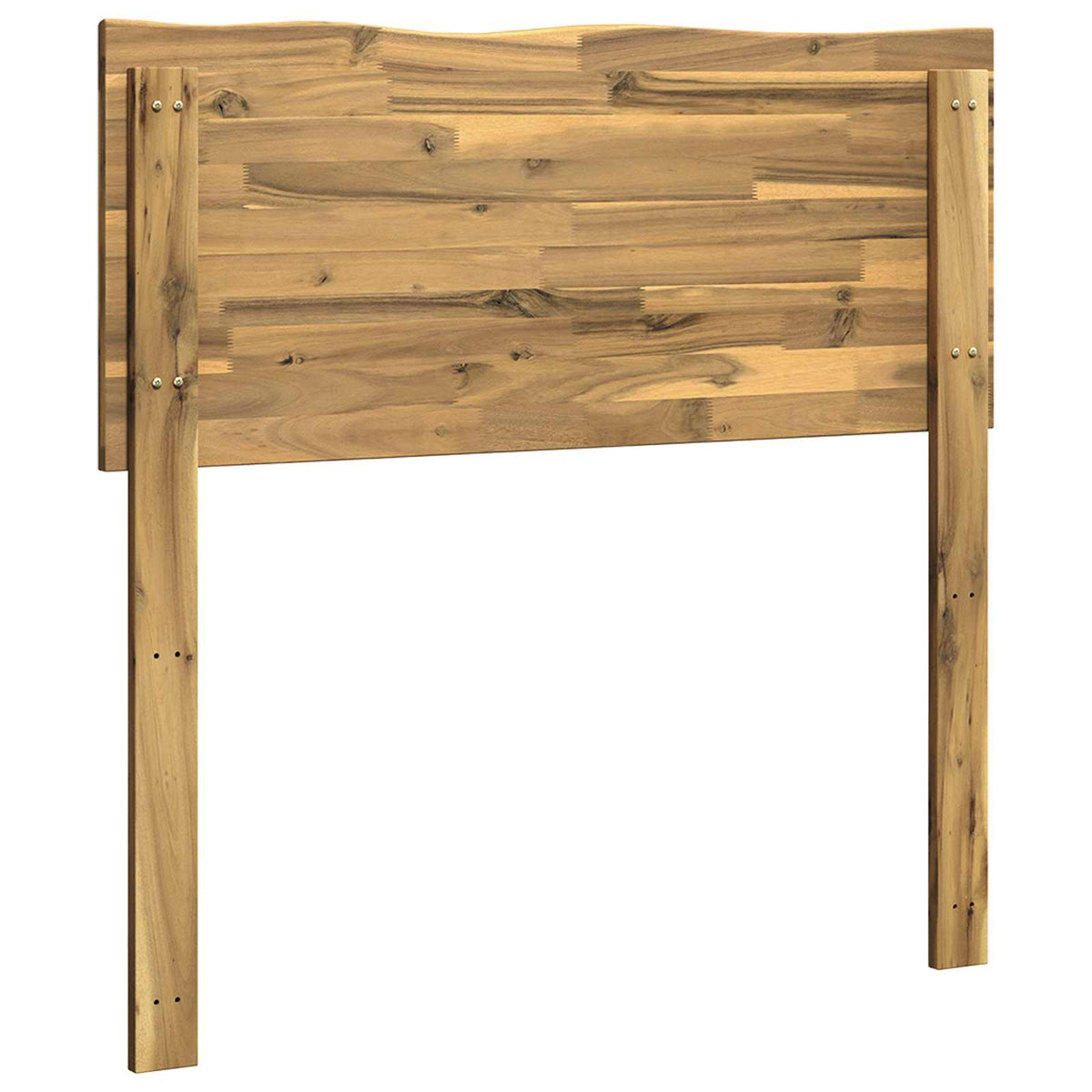 Uzglavlje s prirodnim rubom ROSTOCK Bijela 100 cm