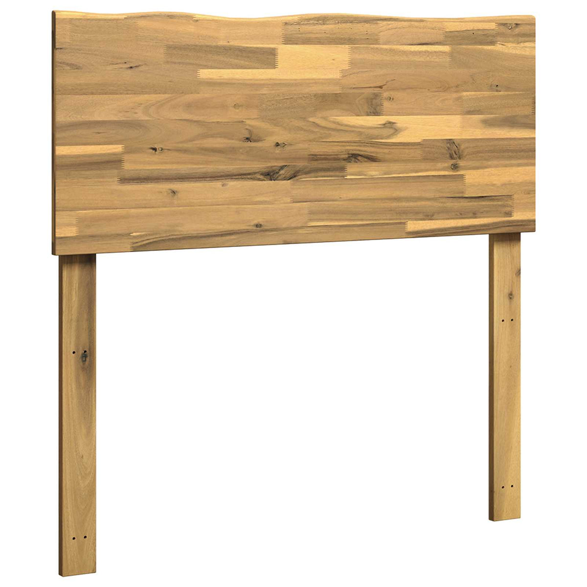 Uzglavlje s prirodnim rubom ROSTOCK Bijela 80 cm