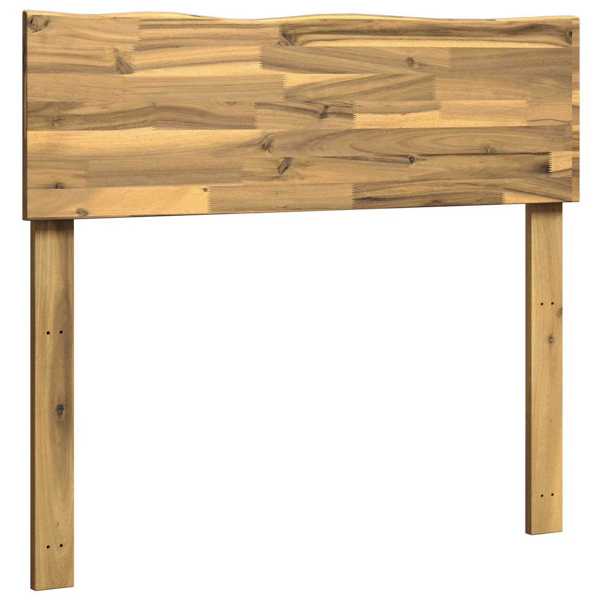 Uzglavlje s prirodnim rubom ROSTOCK Bijela 80 cm