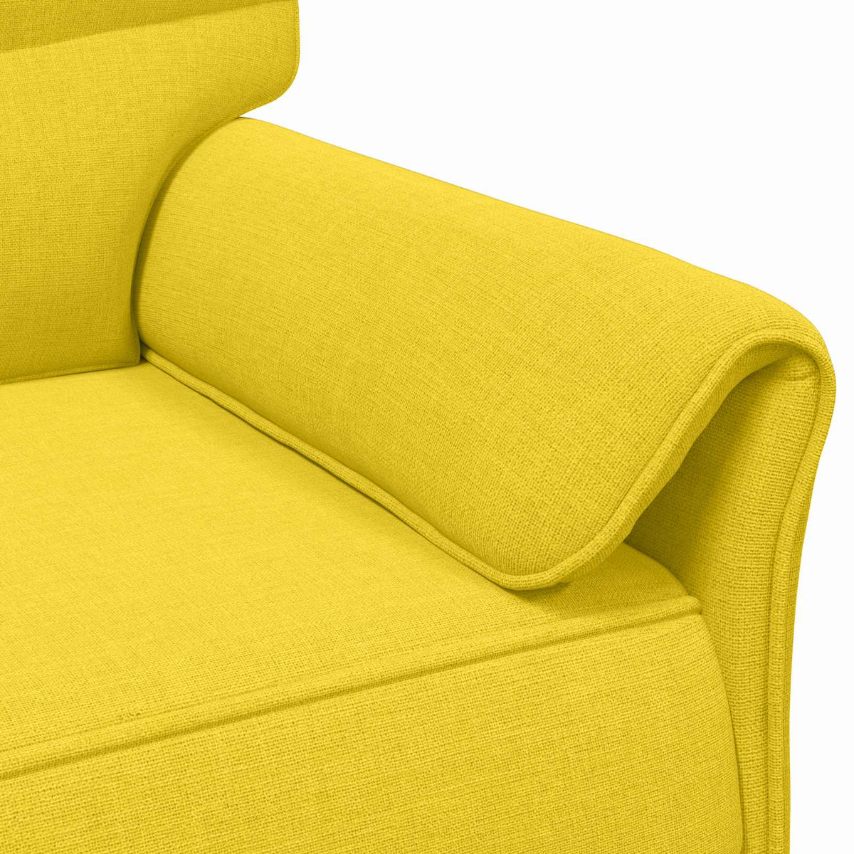 Sofa 100% poliester, metalna konstrukcija, MDF, Šperploča