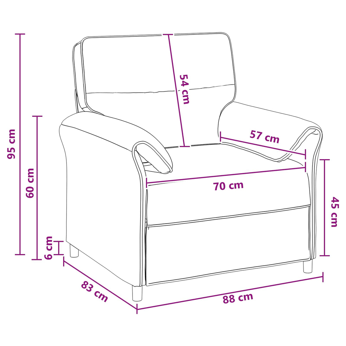 Sofa 100% poliester, metalna konstrukcija, MDF, Šperploča