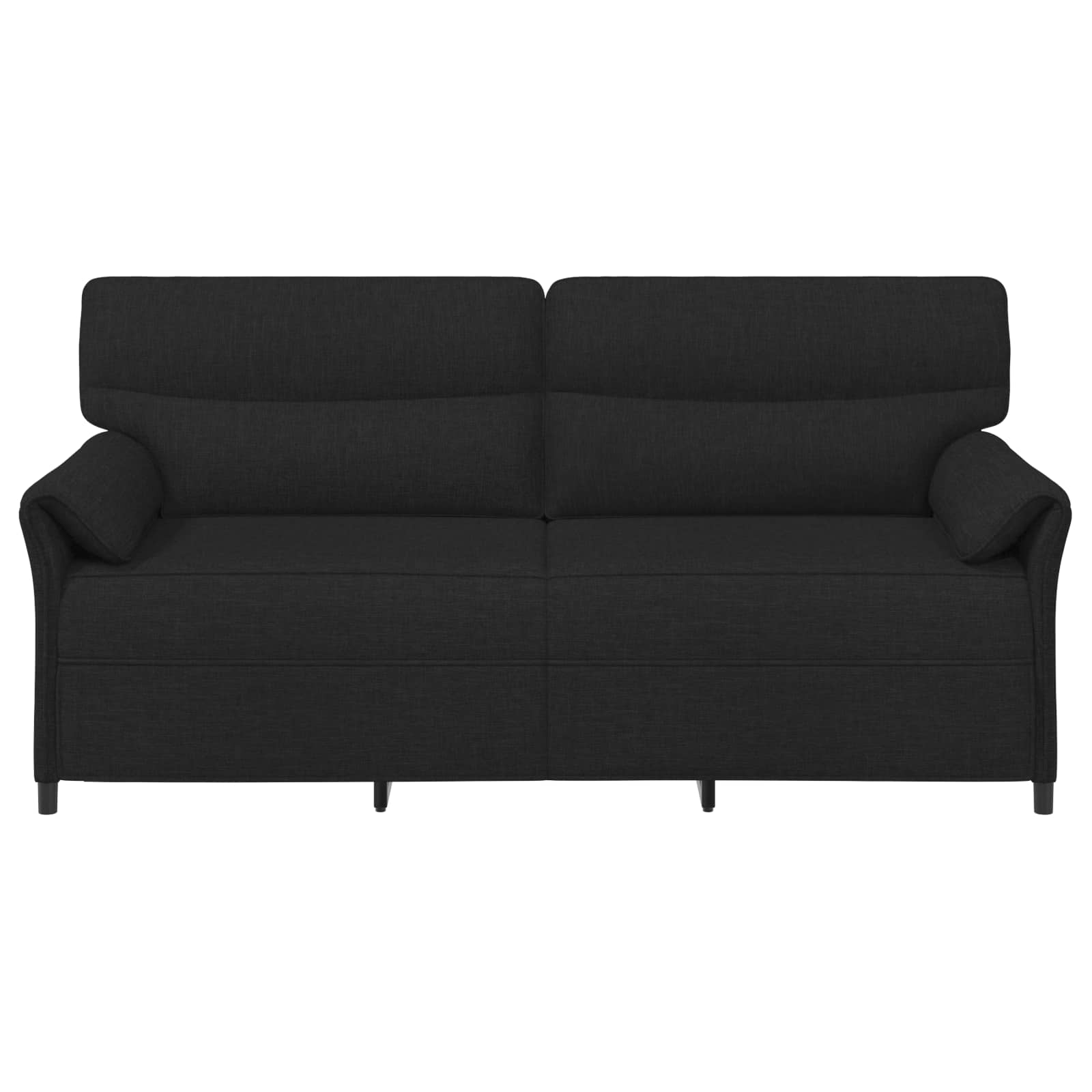 Sofa za 3 osobe Crna 198 x 83 x 95 cm Tkanina