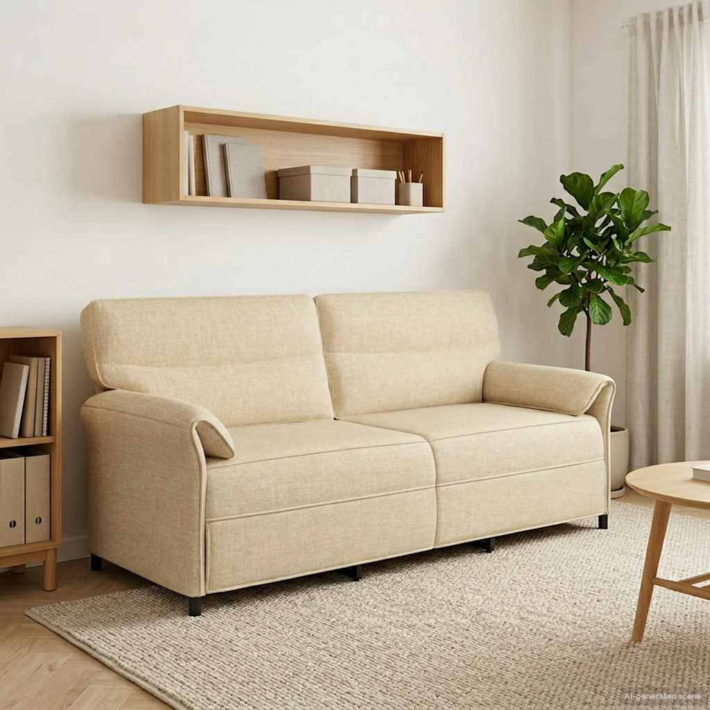 Sofa 100% poliester, metalna konstrukcija, MDF, Šperploča
