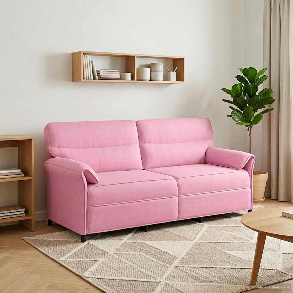Sofa 100% poliester, metalna konstrukcija, MDF, Šperploča