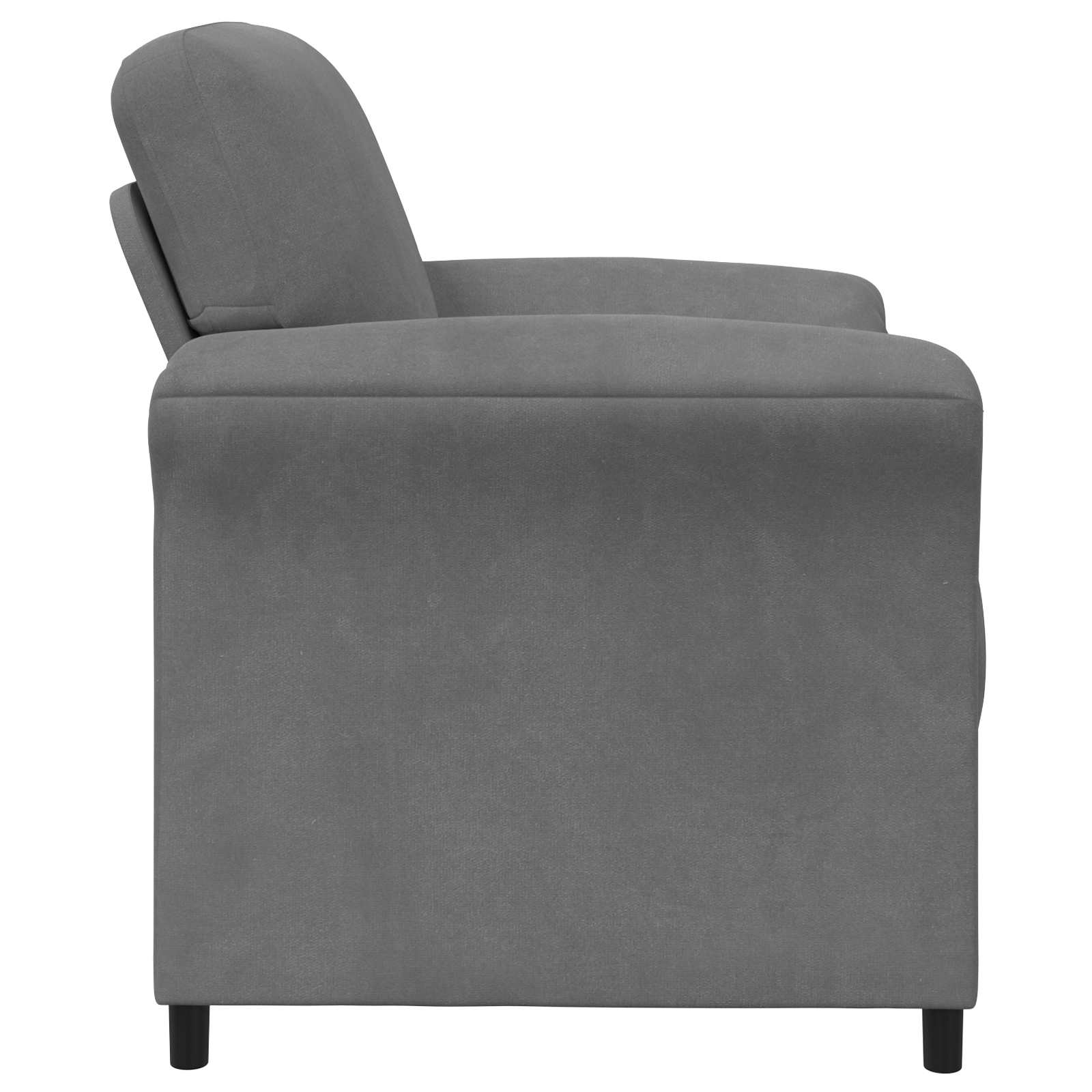 Jednosed Tamnosiva 88 x 83 x 95 cm Baršun