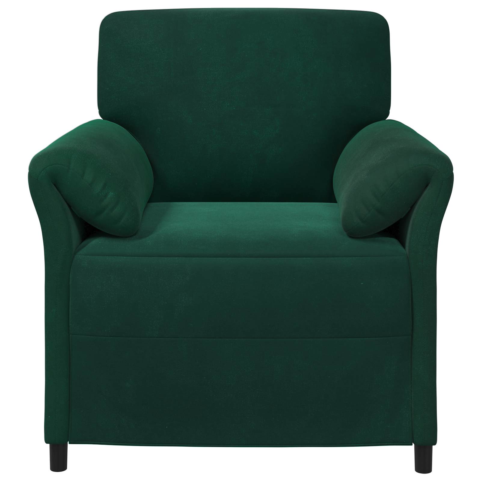 Jednosed Tamnozelena 88 x 83 x 95 cm Baršun