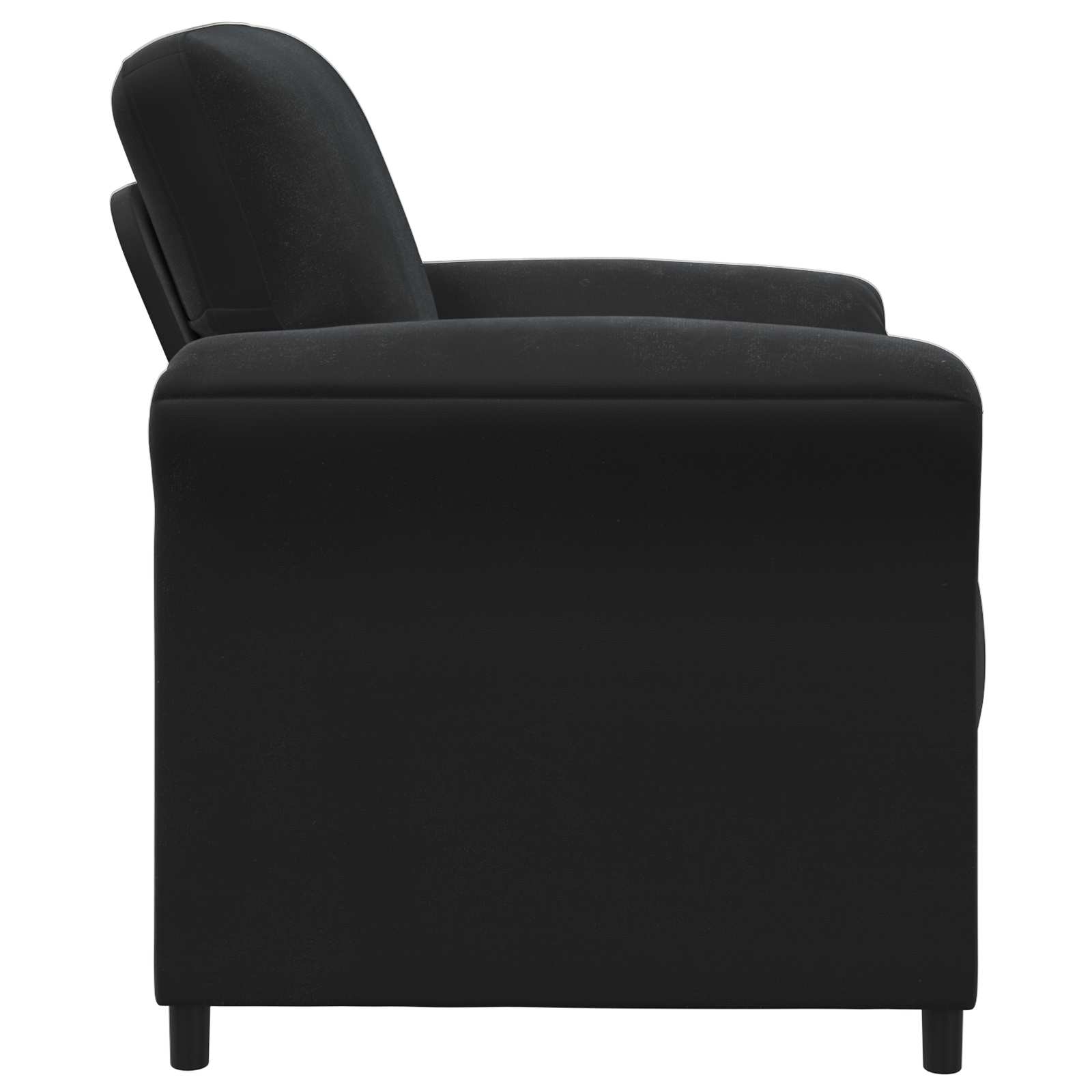 Jednosed Crna 88 x 83 x 95 cm Baršun
