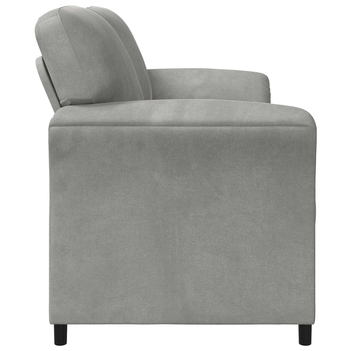Sofa za dvije osobe Svjetlosiva 138 x 83 x 95 cm Baršun