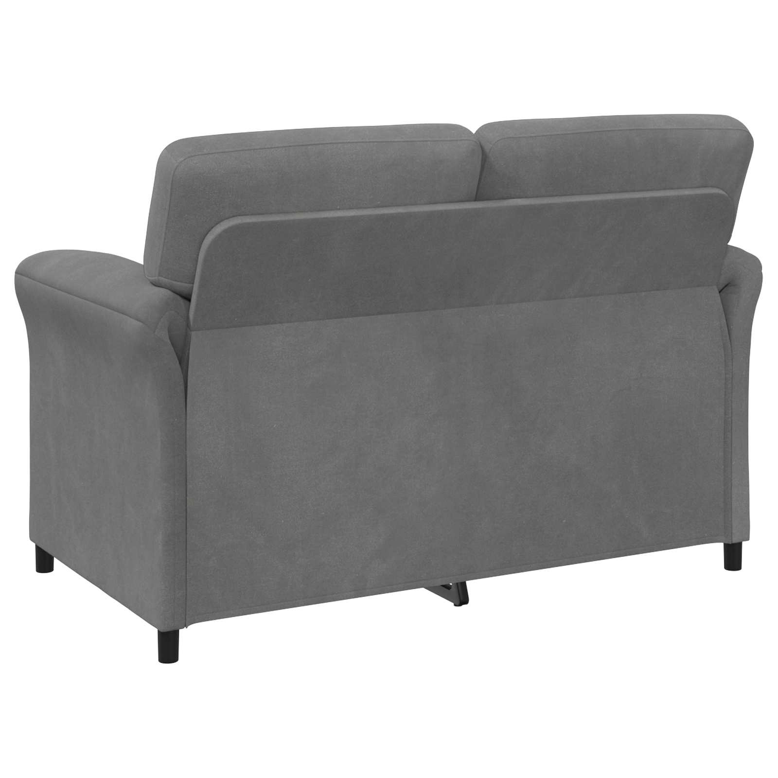 Sofa za dvije osobe Tamnosiva 138 x 83 x 95 cm Baršun