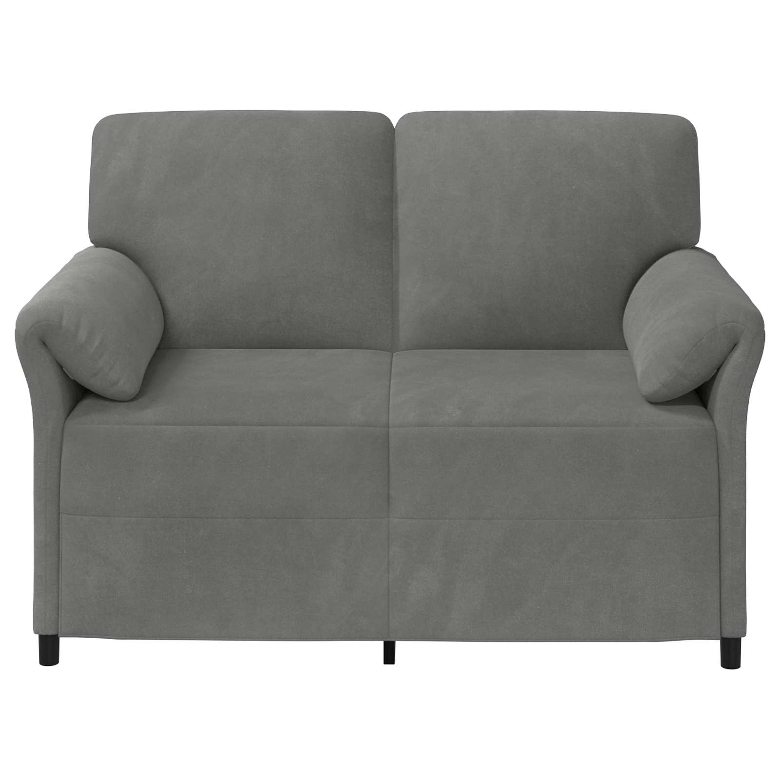 Sofa za dvije osobe Tamnosiva 138 x 83 x 95 cm Baršun