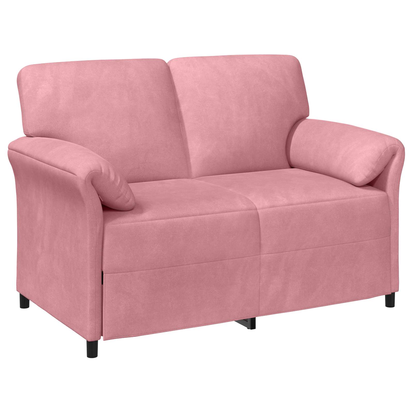 Sofa za dvije osobe Ružičasta 138 x 83 x 95 cm Baršun