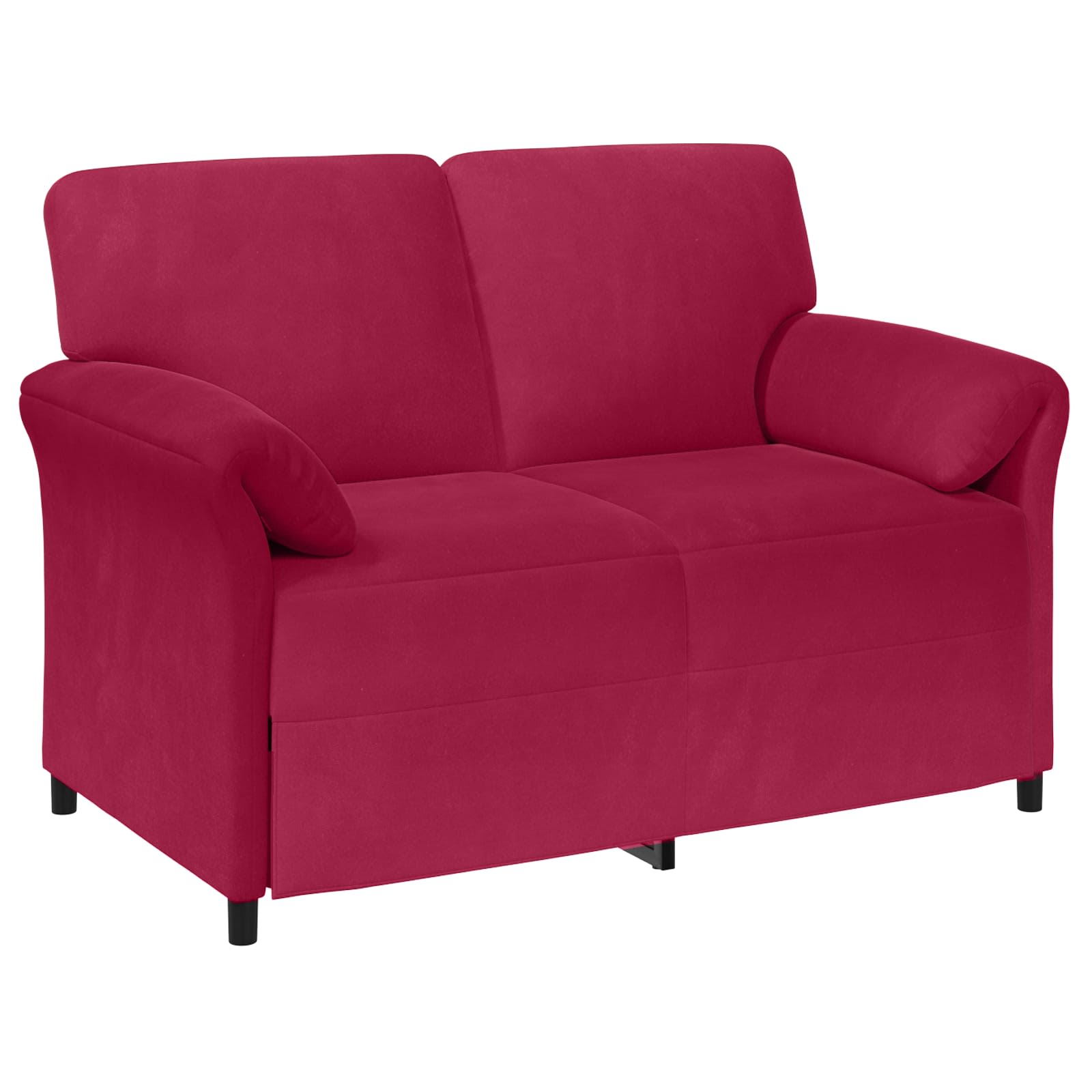 Sofa za dvije osobe Vinska crvena 138 x 83 x 95 cm Baršun