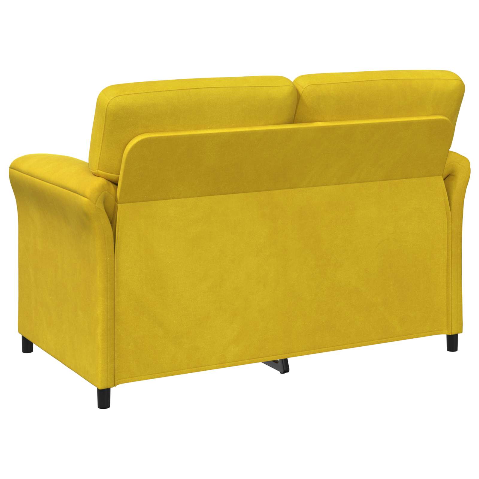 Sofa za dvije osobe Žuta 138 x 83 x 95 cm Baršun
