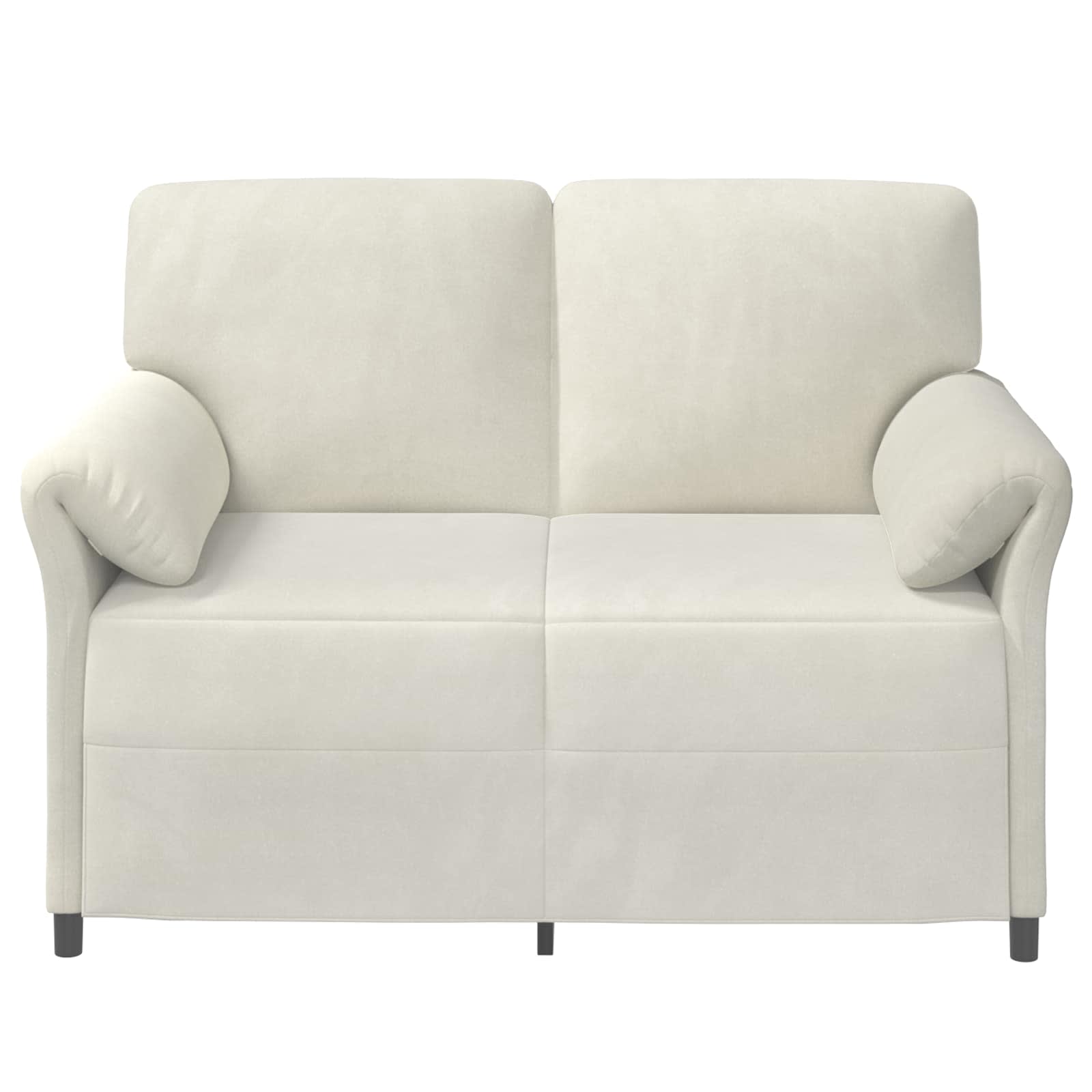 Sofa za dvije osobe Krem 138 x 83 x 95 cm Baršun