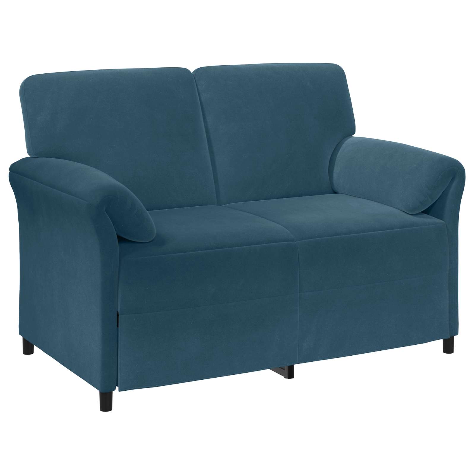 Sofa za dvije osobe Plava 138 x 83 x 95 cm Baršun