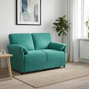 Sofa za dvije osobe Tirkizna 138 x 83 x 95 cm Baršun