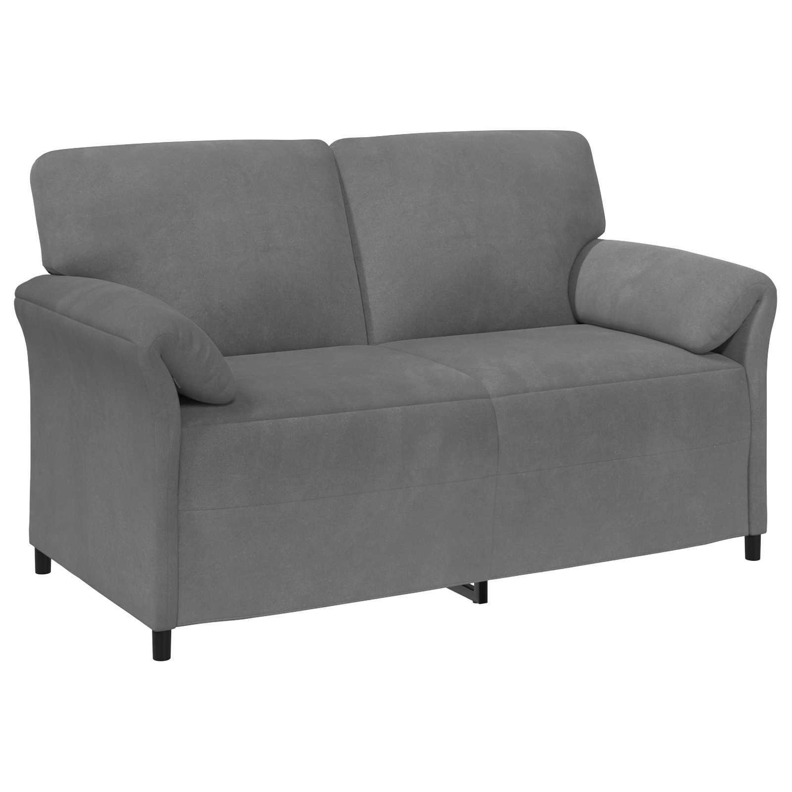 Sofa za dvije osobe Tamnosiva 158 x 83 x 95 cm Baršun