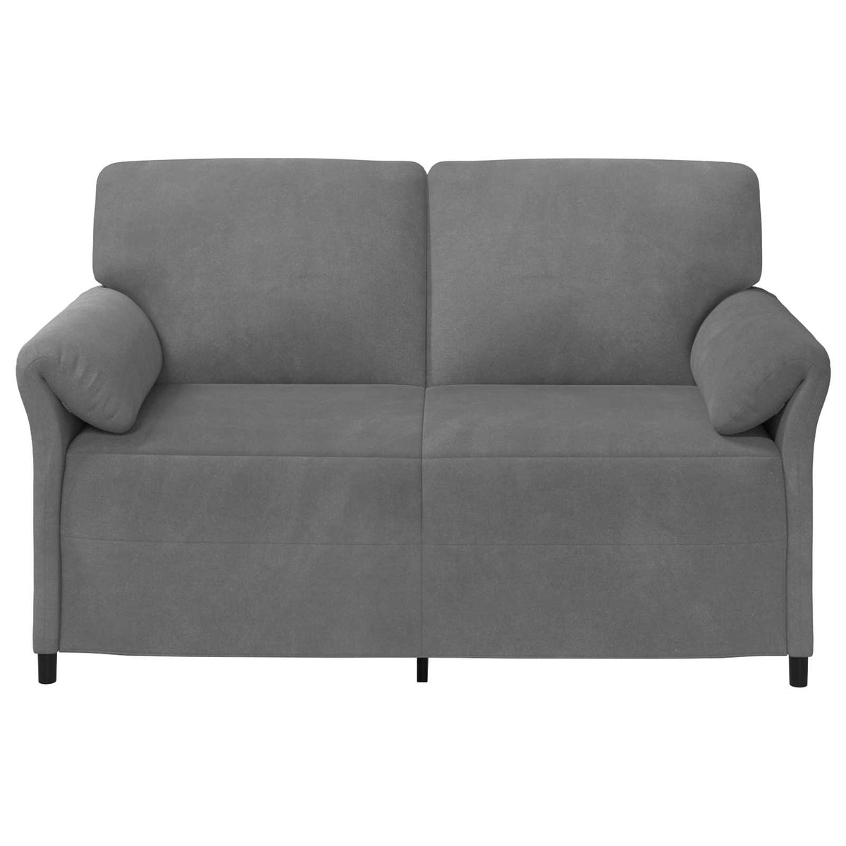 Sofa za dvije osobe Tamnosiva 158 x 83 x 95 cm Baršun