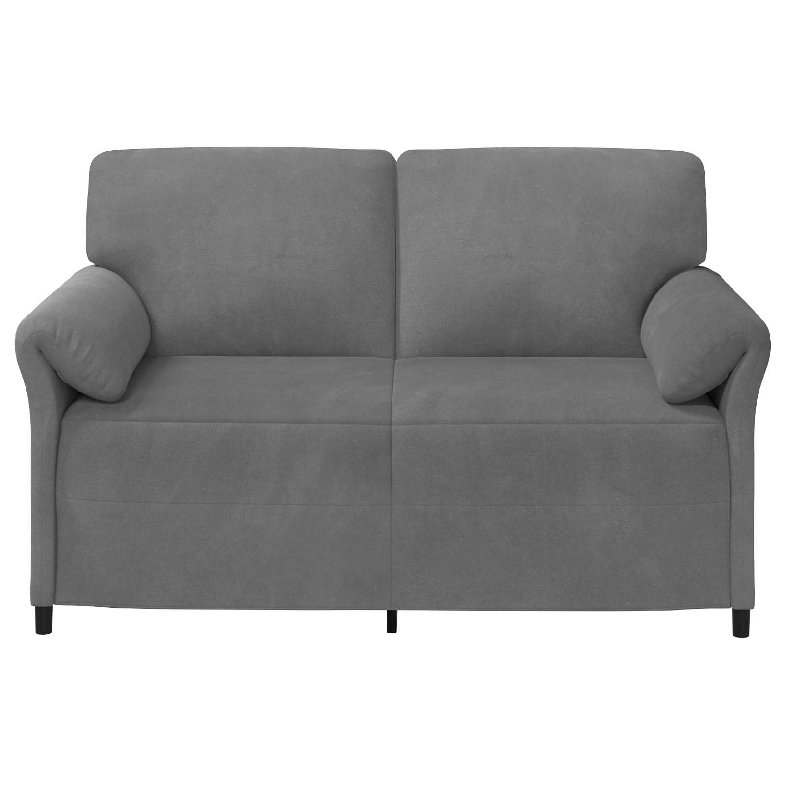 Sofa za dvije osobe Tamnosiva 158 x 83 x 95 cm Baršun