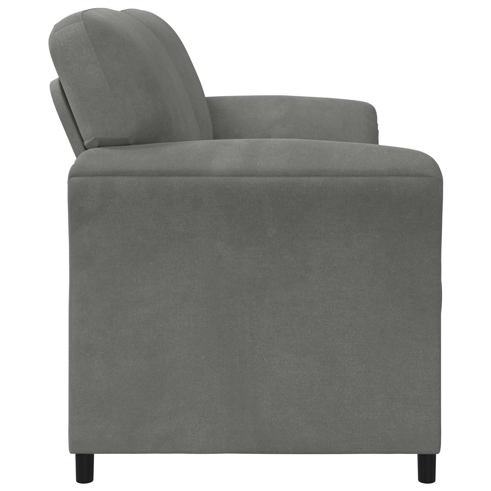 Sofa za dvije osobe Tamnosiva 158 x 83 x 95 cm Baršun