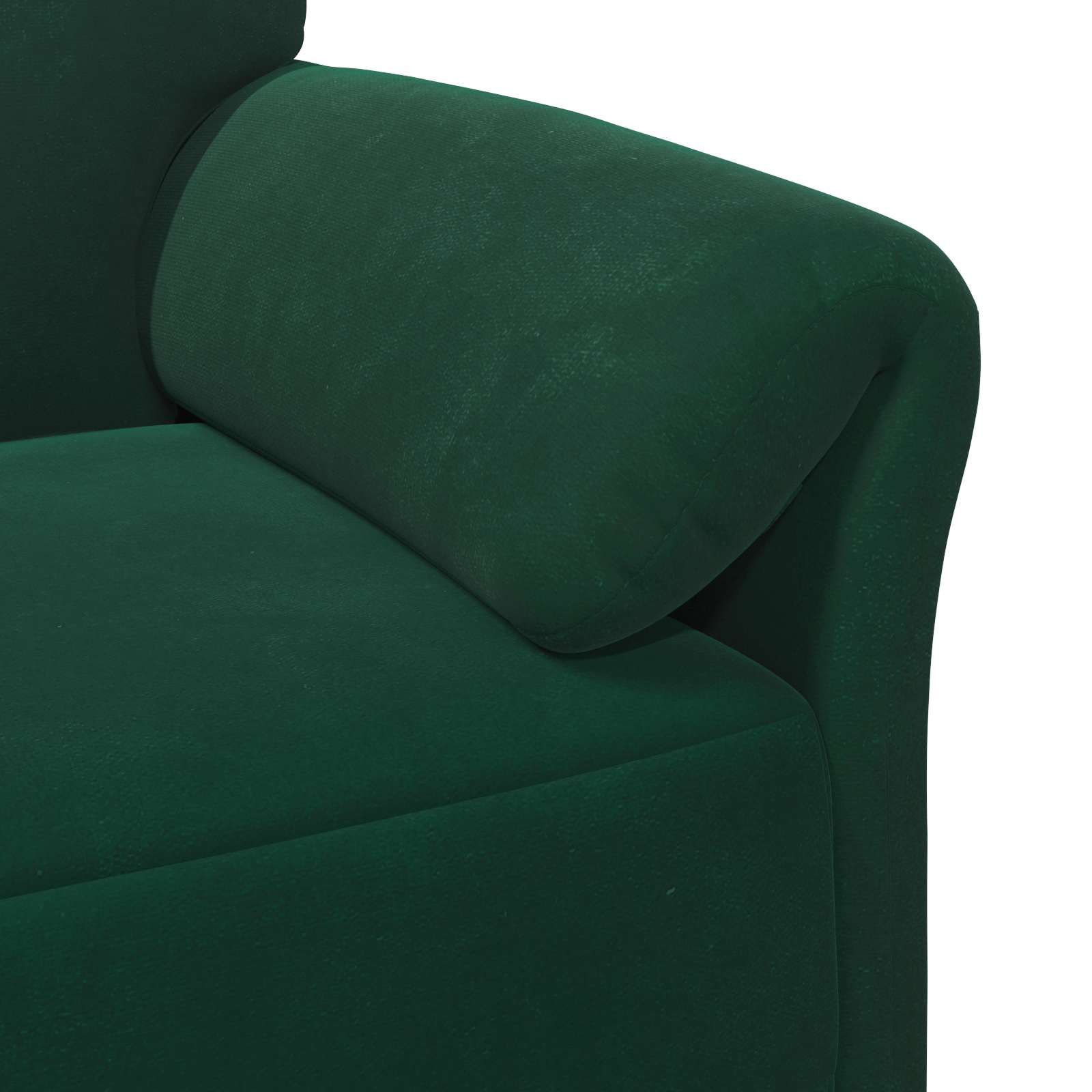 Sofa za dvije osobe Tamnozelena 158 x 83 x 95 cm Baršun