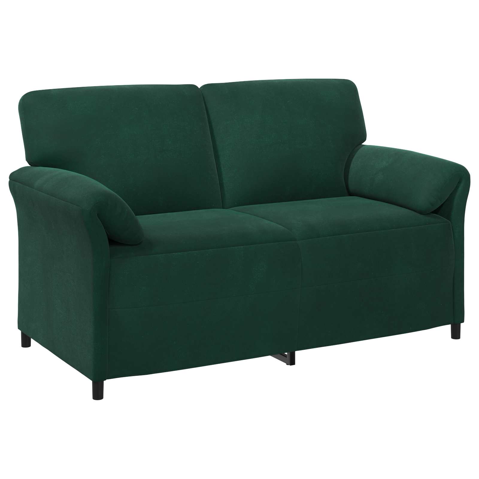 Sofa za dvije osobe Tamnozelena 158 x 83 x 95 cm Baršun