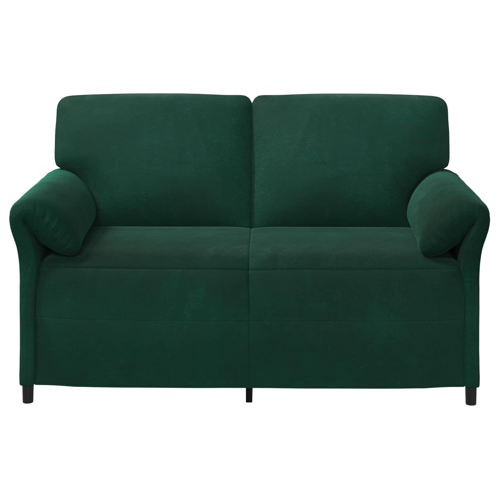 Sofa za dvije osobe Tamnozelena 158 x 83 x 95 cm Baršun